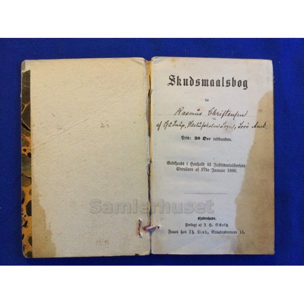 Skudsmaalsbog - Rasmus Christensen - Herlufholm Sogn - F�dt 23. August 1869