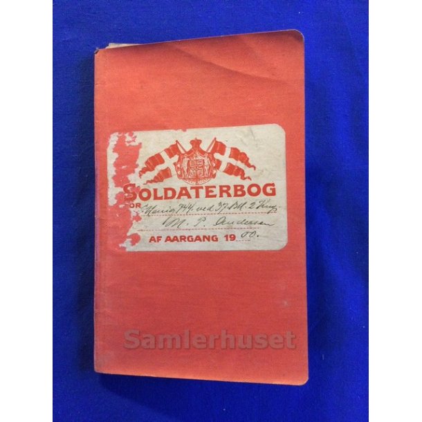 Soldaterbog - Niels Peder Andersen - Magleby   - F�dt 9. September 1880 - Attester