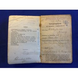 Soldaterbog - Frits Georg Iver Peter Hinderup - Odense Frue - F�dt 11. August 1899