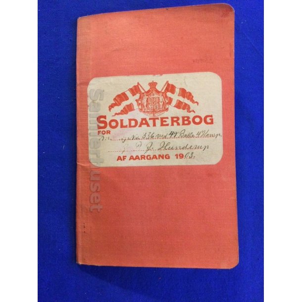 Soldaterbog - Iver Peter Johan Hunderup - Odense - F�dt 10. Februar 1880