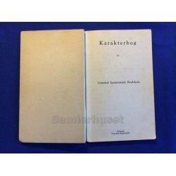 Karakterbog for Gr�sted kommunale Realskole - Sigvald Larsen 1930 - 1937