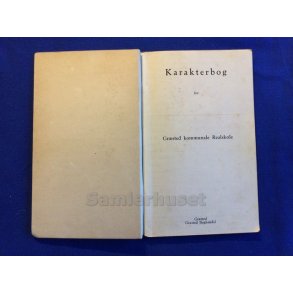 Karakterbog for Gr�sted kommunale Realskole - Sigvald Larsen 1930 - 1937