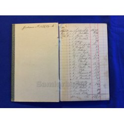 Kontrabog for G�rths Lundegaard - Klovborg - K.P. Knudsen T�rring - Fra 1913 og bogen Ud.