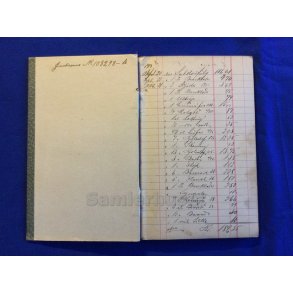 Kontrabog for G�rths Lundegaard - Klovborg - K.P. Knudsen T�rring - Fra 1913 og bogen Ud.