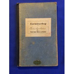 Karakterbog for Thisted kommm. Mellem og Realskole - Karin Agerholm - 1932 - 1935