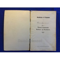 Karakterbog for Thisted kommm. Mellem og Realskole - Karin Agerholm - 1932 - 1935