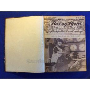 Hus og Hjem - Husmoderens Blad - 26numre indbundet 4. okt.28 - 28.marts. 29
