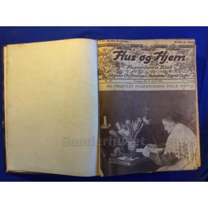 Hus og Hjem - Husmoderens Blad - 25 numre indbundet 5 april.28 - 27.sept.28
