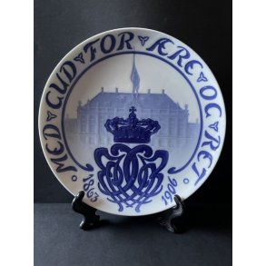 Christian d. 9. Mindeplatte  - 1863 - 1906  - RC.