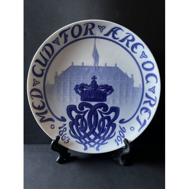 Christian d. 9. Mindeplatte  - 1863 - 1906  - RC.