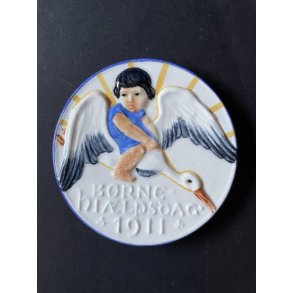 B�rnehj�lpsdag 1911 - 9 cm  - Alumilia - 2. Sort - P�n uden fejl 