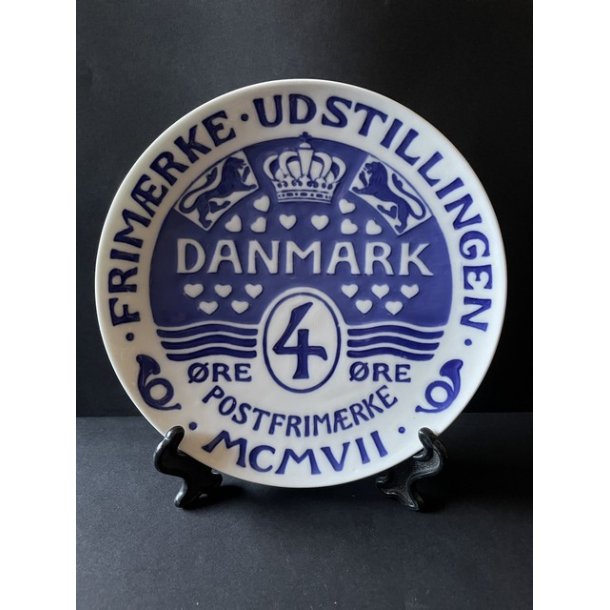 Frimrke Udstillingen 1907 - Kun lavet i 457 Stk.  - RC. - 1. Sortering
