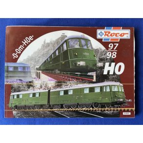Roco Togkatalog 97/98  - Brugt