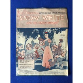 Walt Disney - Noder til Snow White - A4 - Pn