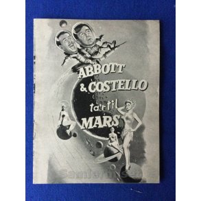 Abbott og Costello - tar til Mars - A5 - Pn