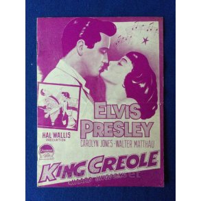 Elvis Presley - King Creole - A5 - Fold !