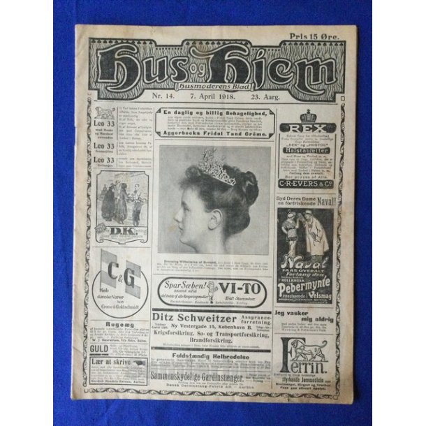 Hus og Hjem - Husmoderens Blad - 7. April 1918