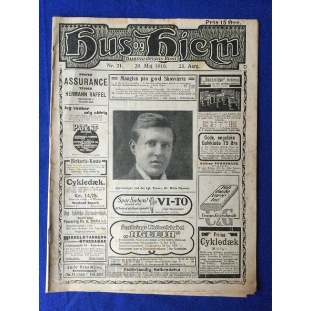 Hus og Hjem - Husmoderens Blad - 26. Maj 1918
