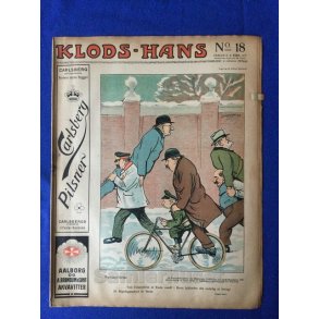 Klods - Hans - Politisk Vittighedsblad med Tegninger af A.Schmidt,G,Wegner.P.Fischer.m.m. No18  1917