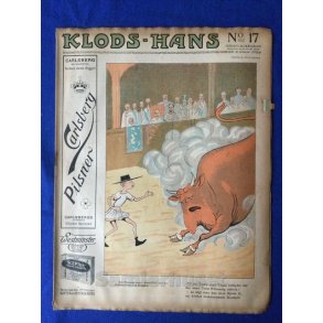 Klods - Hans - Politisk Vittighedsblad med Tegninger af A.Schmidt,G,Wegner.P.Fischer.m.m. No17  1917