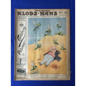 Klods - Hans - Politisk Vittighedsblad med Tegninger af A.Schmidt,G,Wegner.P.Fischer.m.m. No44  1916