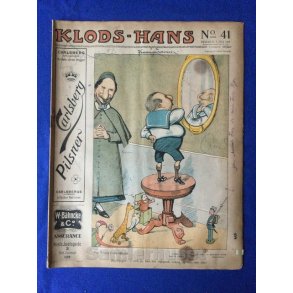 Klods - Hans - Politisk Vittighedsblad med Tegninger af A.Schmidt,G,Wegner.P.Fischer.m.m. No41  1916