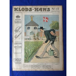 Klods - Hans - Politisk Vittighedsblad med Tegninger af A.Schmidt,G,Wegner.P.Fischer.m.m. No17  1919