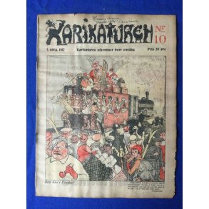 Karikaturen - Norsk - Politisk Vittighedsblad - Nr. 10 - 1917 - Lidt mus i kanten !