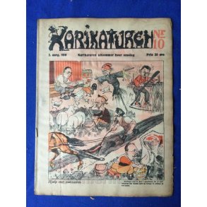 Karikaturen - Norsk - Politisk Vittighedsblad - Nr. 10 - 1918 - Lidt mus i kanten !