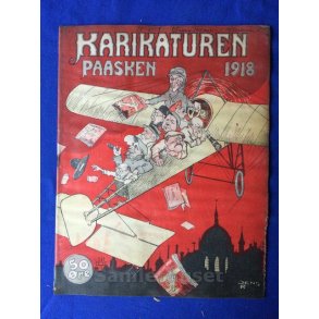 Karikaturen - Norsk - Politisk Vittighedsblad - Nr. 11 & 12 - 1918 - Lidt mus i kanten !
