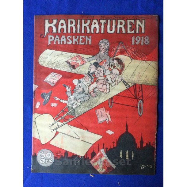 Karikaturen - Norsk - Politisk Vittighedsblad - Nr. 11 &amp; 12 - 1918 - Lidt mus i kanten !
