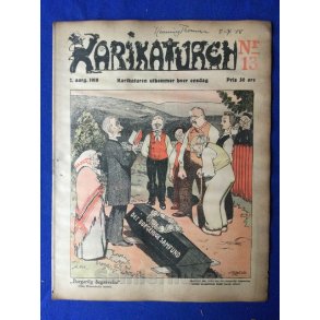 Karikaturen - Norsk - Politisk Vittighedsblad - Nr. 13 - 1918 - Lidt mus i kanten !