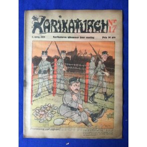 Karikaturen - Norsk - Politisk Vittighedsblad - Nr. 17 - 1918 