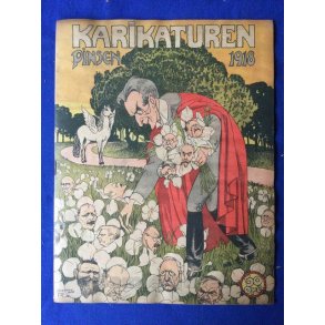 Karikaturen - Norsk - Politisk Vittighedsblad - Nr. 19 - 1918 