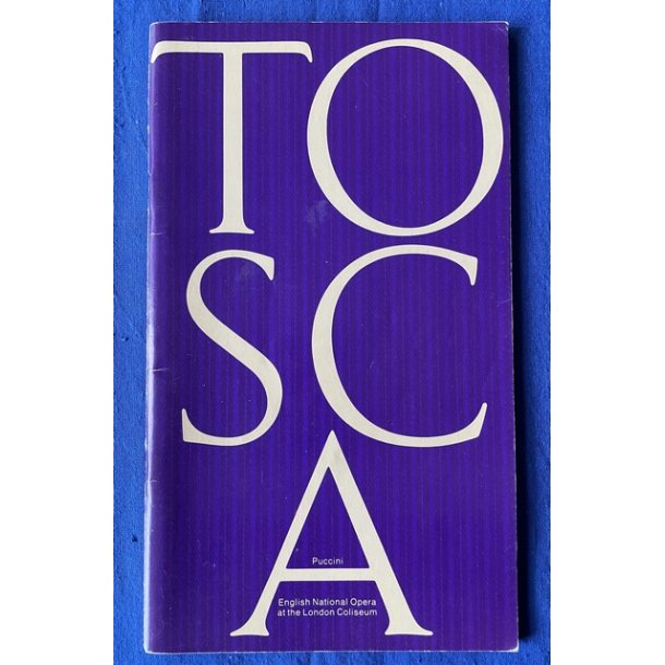 Tosca - English National Opera  - Program A5 - Pn