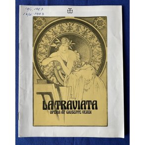 La Traviata - Opera 1987 - Det Kongelige Teater - Program A5 - Pn