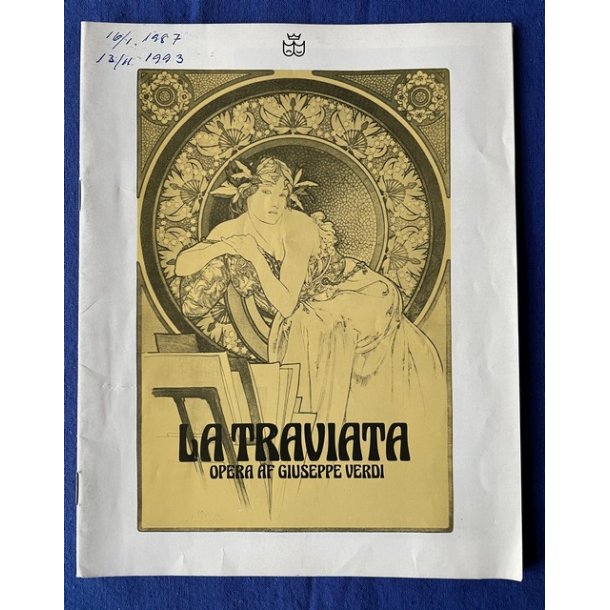 La Traviata - Opera 1987 - Det Kongelige Teater - Program A5 - Pn