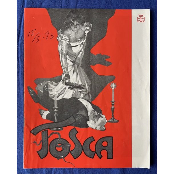Tosca - Opera 1993 - Det Kongelige Teater - Program A5 - Pn