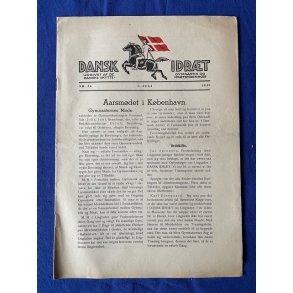 Dansk Idrt - Juli 1939  - A 4 - Pn