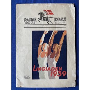 Dansk Idrt - Juli 1939  - A 4 - Brugt