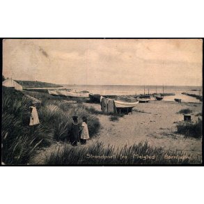 Strandparti fra Melsted - Bornholm  - Frits Srensens Bogh. 203 B - Brugt