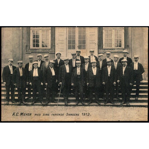 A.C. Meyer med sine farende Sangere 1912 - D.L.C. u/n - Ubrugt