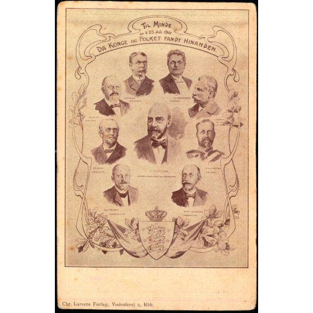 Til Minde - Da Kongen og Folket fandt hinanden - Chr. Larsens Forlag u/n - Ubrugt