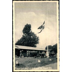 Lejren ved Jgerspris - Honnr for Flaget - E. Roses Bogh. 4 - Ubrugt