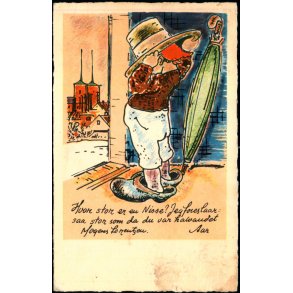 Mogens Lorentzen - Hvor stor er en Nisse ? - K. Witt-Mller Serie 1972 - Ubrugt