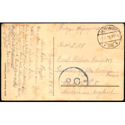 Krigs Gefangenensendung  - England - Berlin 2 - 6 - 19 - Brugt