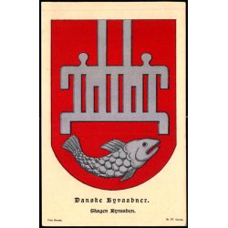 Danske Byvaabner - Skagen Byvaaben - Fritz Benzen 57 - Ubrugt
