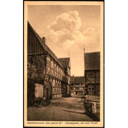 K�bstadsmuseet "Den gamle By" - Hovedgaden set mod Torvet - Chr. Pedersen 45 - Ubrugt