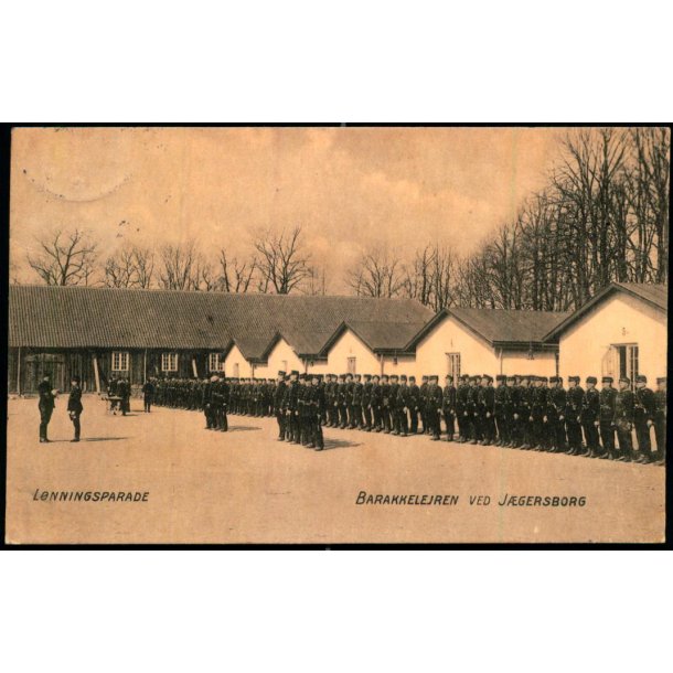 L�nningsparade - Baraklejren ved J�gersborg - Foreningen Dannevirke 336 - Brugt