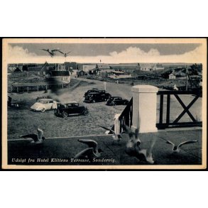 Udsigt fra Hotel Klittens Terrasse - S�ndervig - P. Lustrup 13751 - Brugt